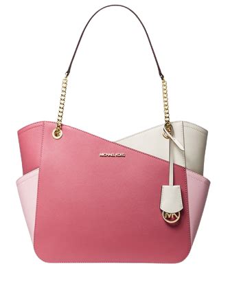 michael kors outlet jet set large color-block logo shoulder bag|michael Kors Outlet jet set.